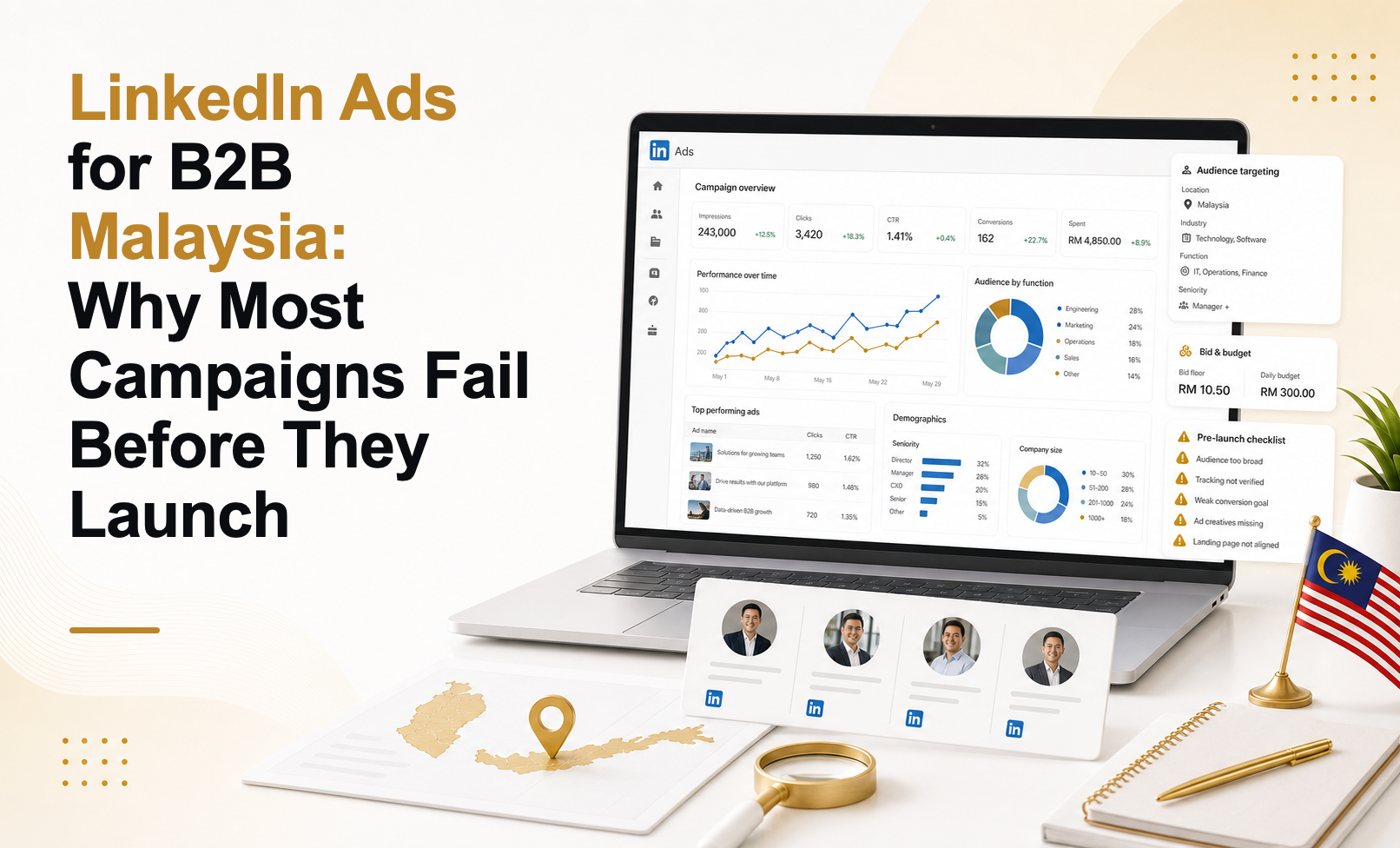 LinkedIn Ads for B2B Malaysia: Why Most Campaigns Fail Before They Launch